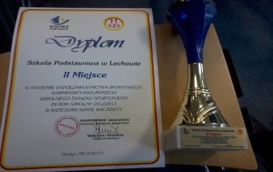 Lechowo drugą szkołą we współzawodnictwie sportowym szkół wiejskich